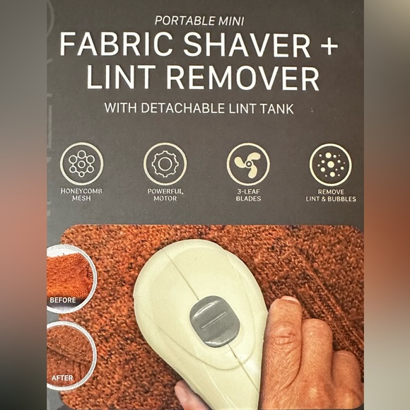 Fabric/ Pill sweater shaver with lint tank New - Picture 2 of 2